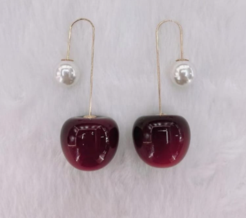 Sweet Cherry Dangle Earrings