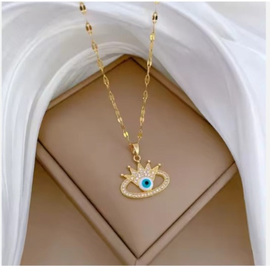 Royal Eye Anti-Tarnish Necklace